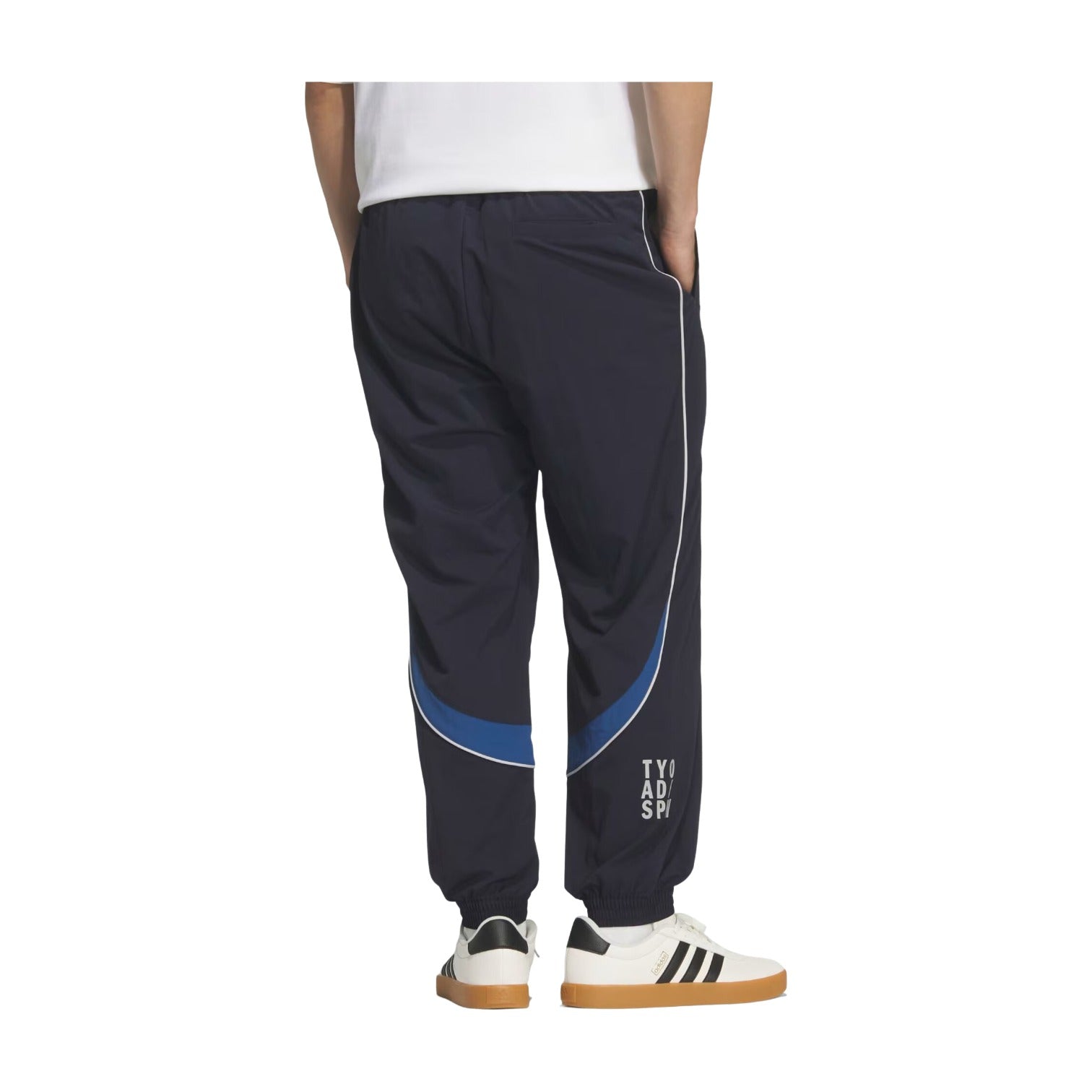 adidas Brand Love Loose Fit Light Woven Pants 'Legend Ink Dusky Petrol' KF1338
