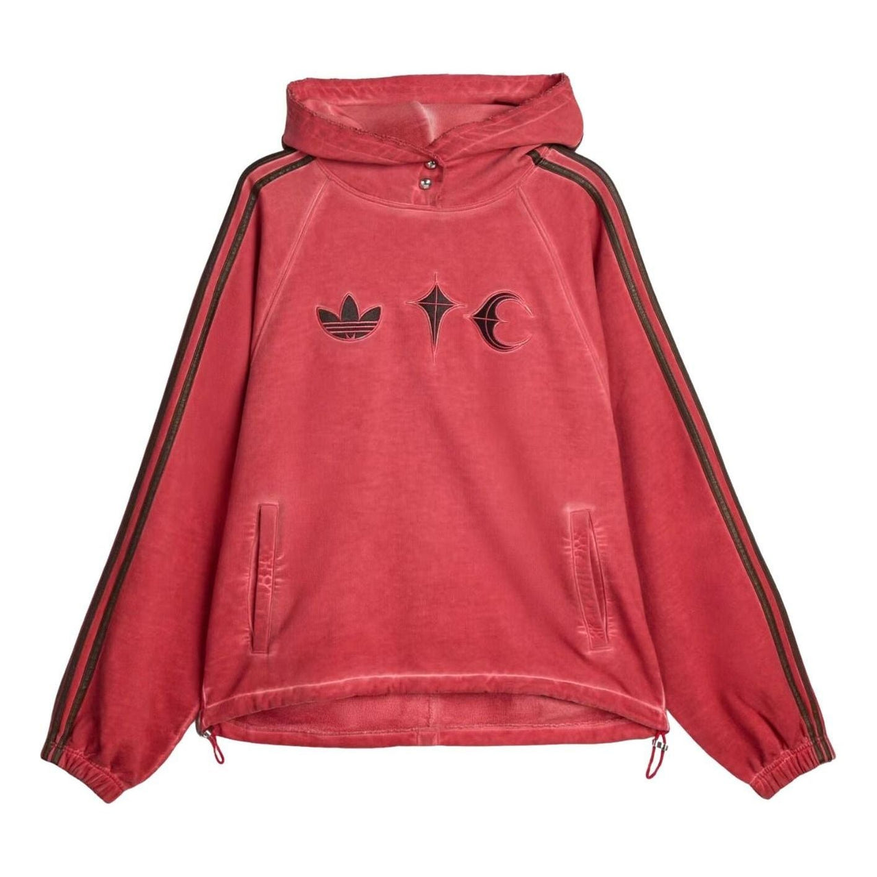 adidas x Thug Club Sweat Hoodie Asia Sizing 'Power Red' KF6586