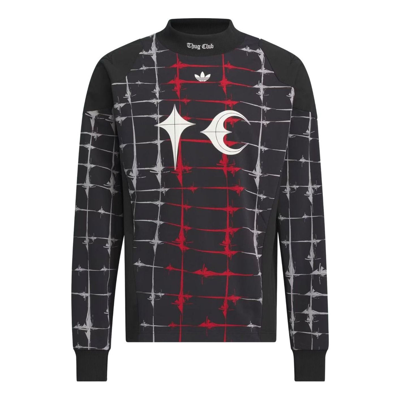 adidas x Thug Club Goalie Long Sleeve T-Shirt Asia Sizing 'Black' KF6913