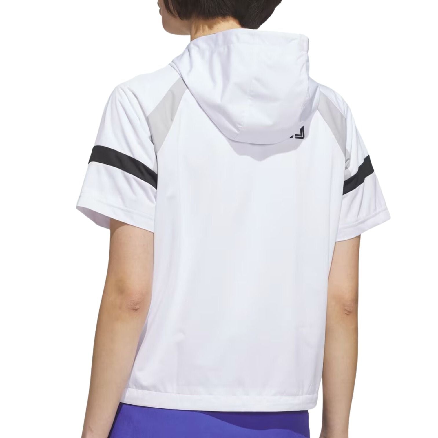 (WMNS) adidas Half-Zip Hooded Anorak Jacket Asia Sizing 'White' KG0144