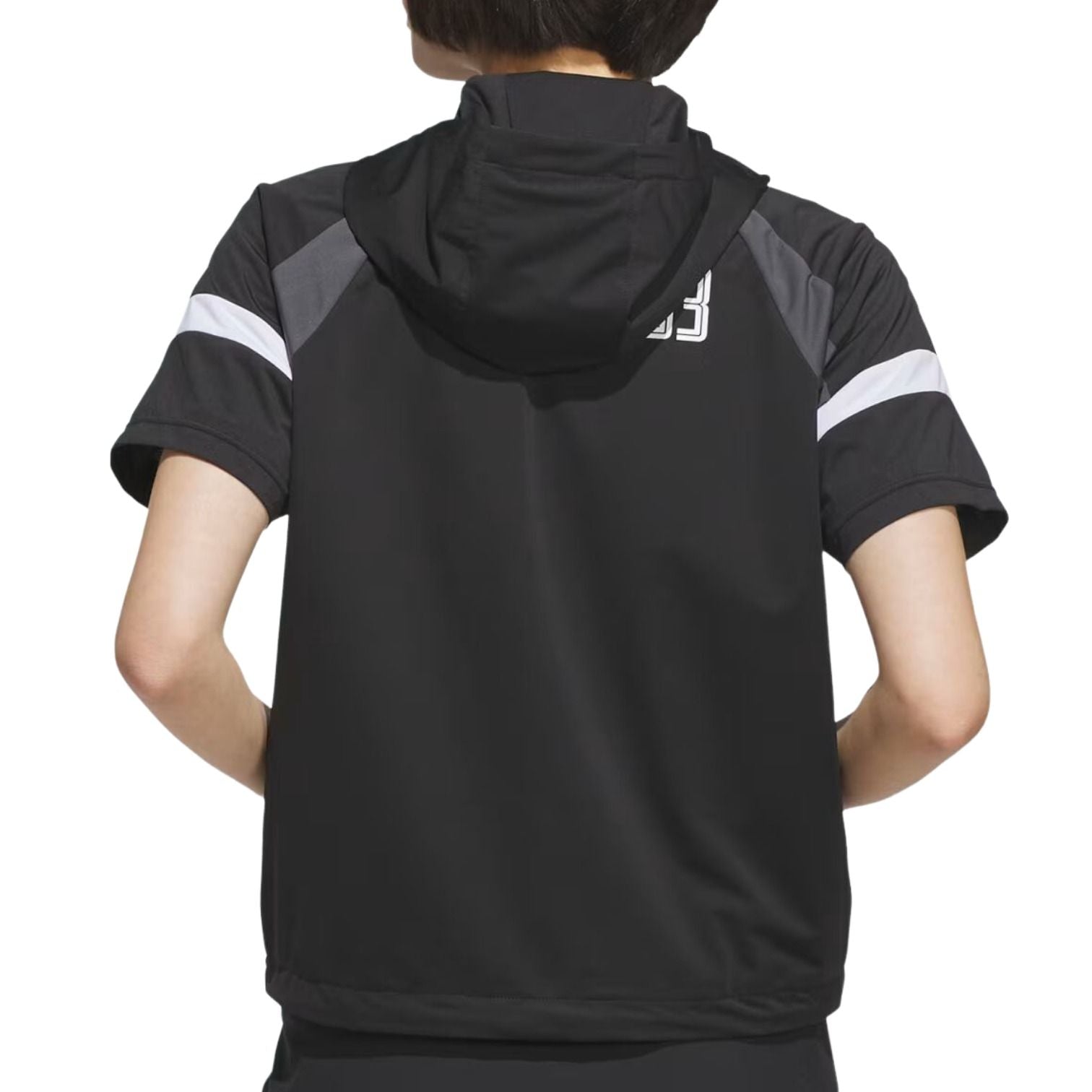 (WMNS) adidas Half-Zip Hooded Anorak Jacket Asia Sizing 'Black' KG0145