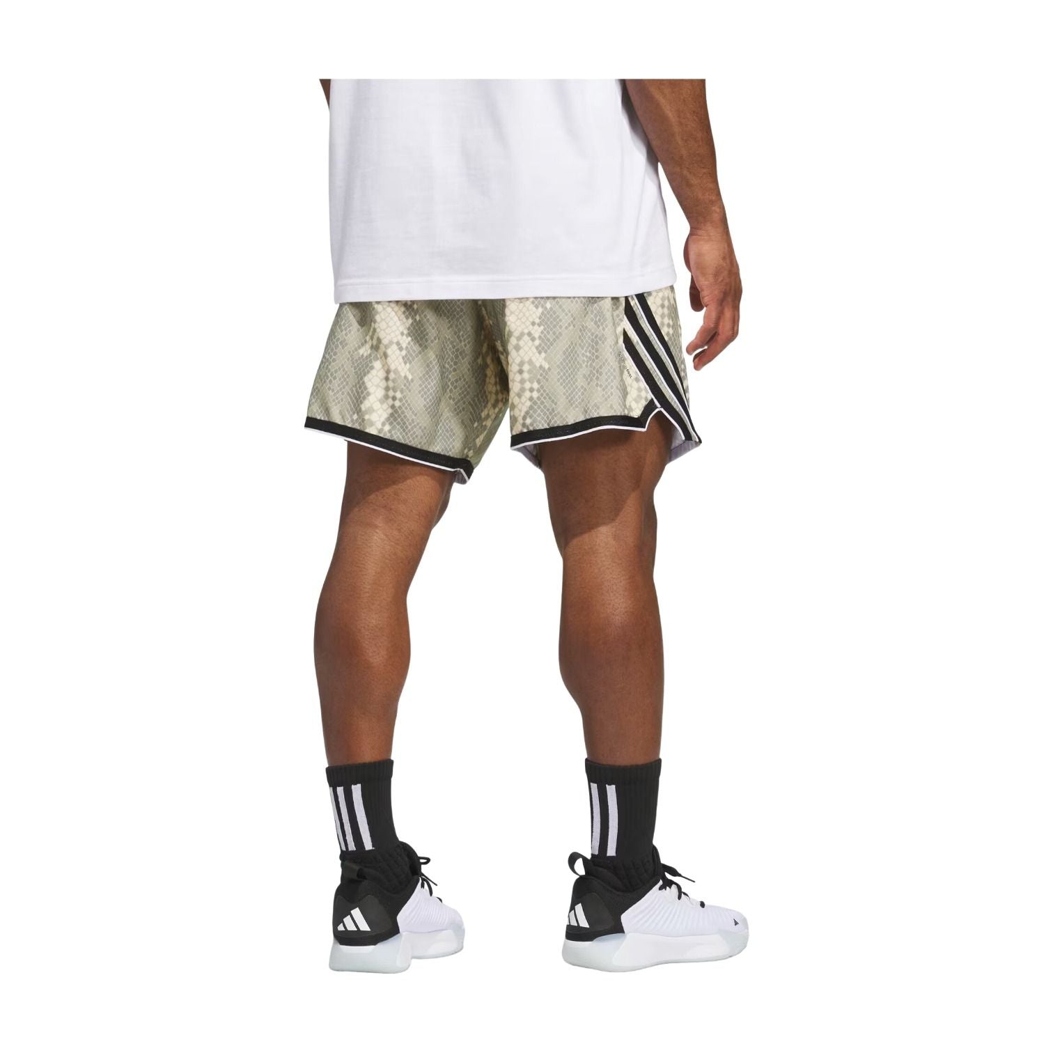 adidas Crazy Light All-Over Animal Print Shorts Asia Sizing 'Wonder Beige' KG4806