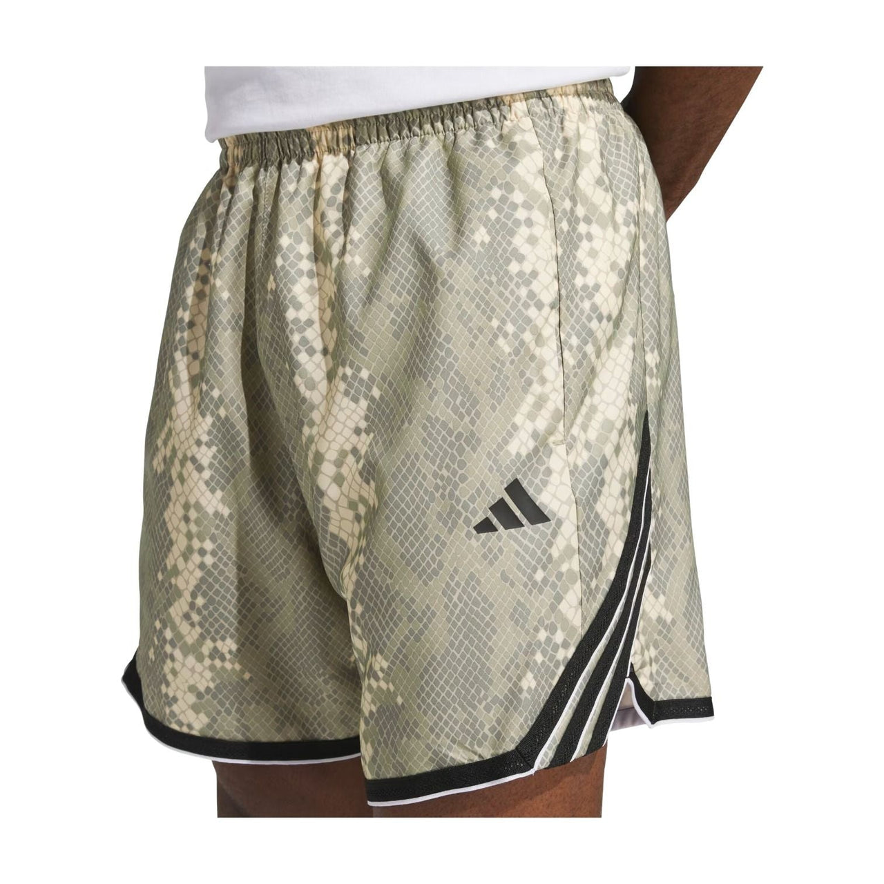 adidas Crazy Light All-Over Animal Print Shorts Asia Sizing 'Wonder Beige' KG4806