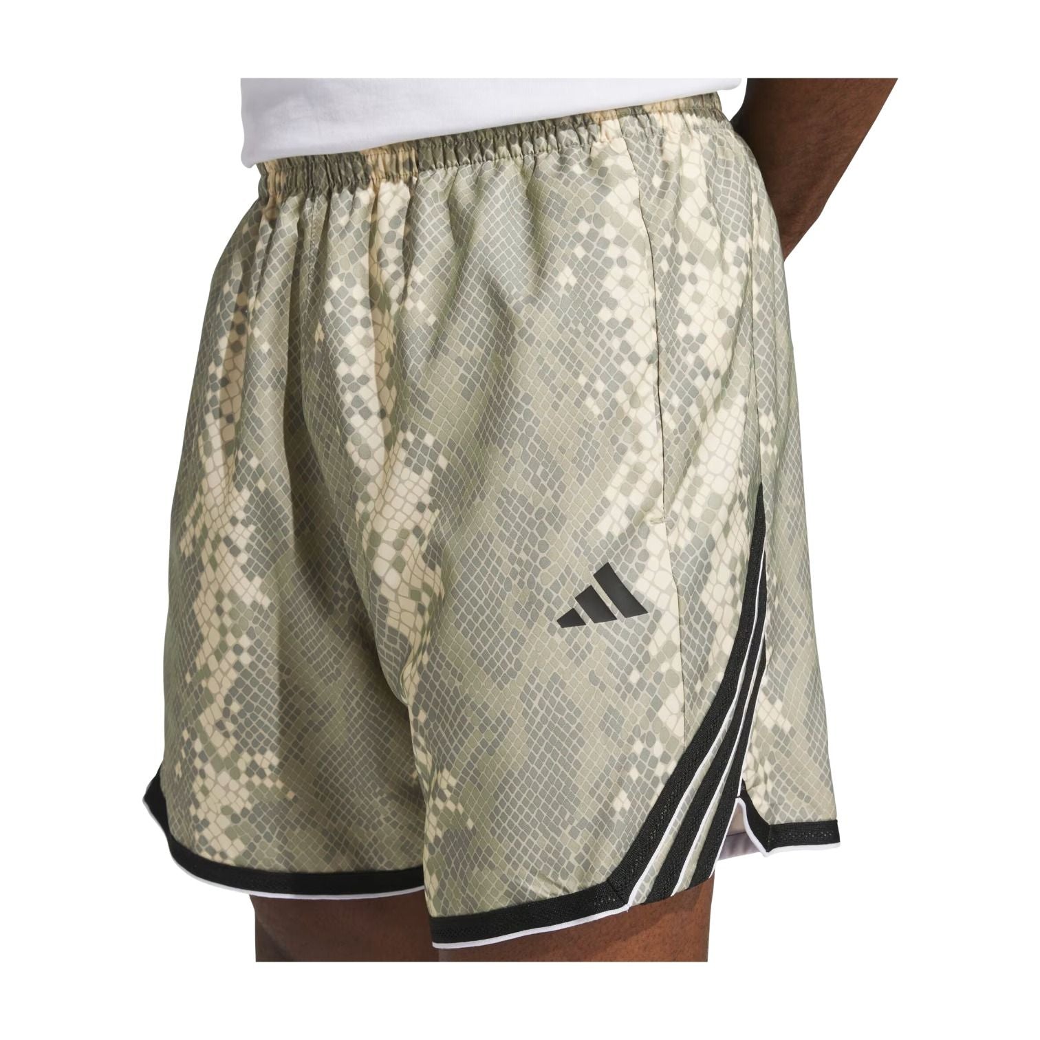 adidas Crazy Light All-Over Animal Print Shorts Asia Sizing 'Wonder Beige' KG4806