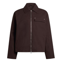 adidas Workwear Canvas Jacket Asia Sizing 'Aurora Coffee' KG6453