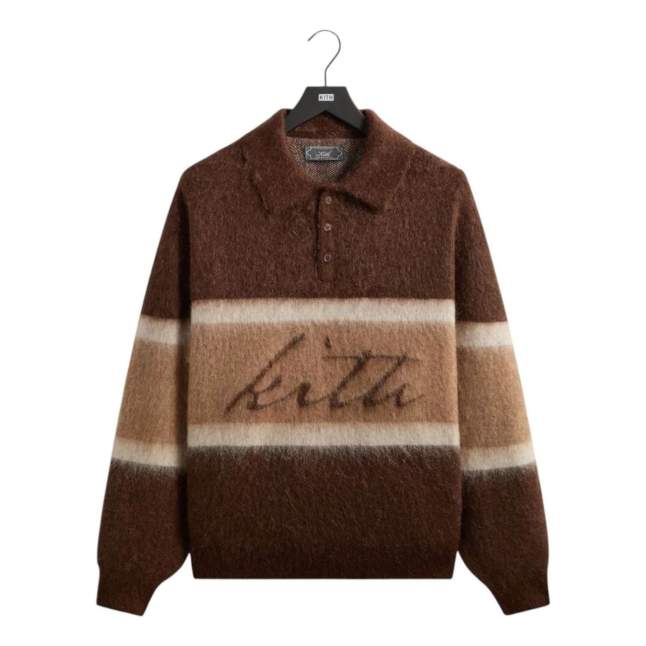 Kith Mohair Harmon Rugby Polo 'Element' KHM034010-256