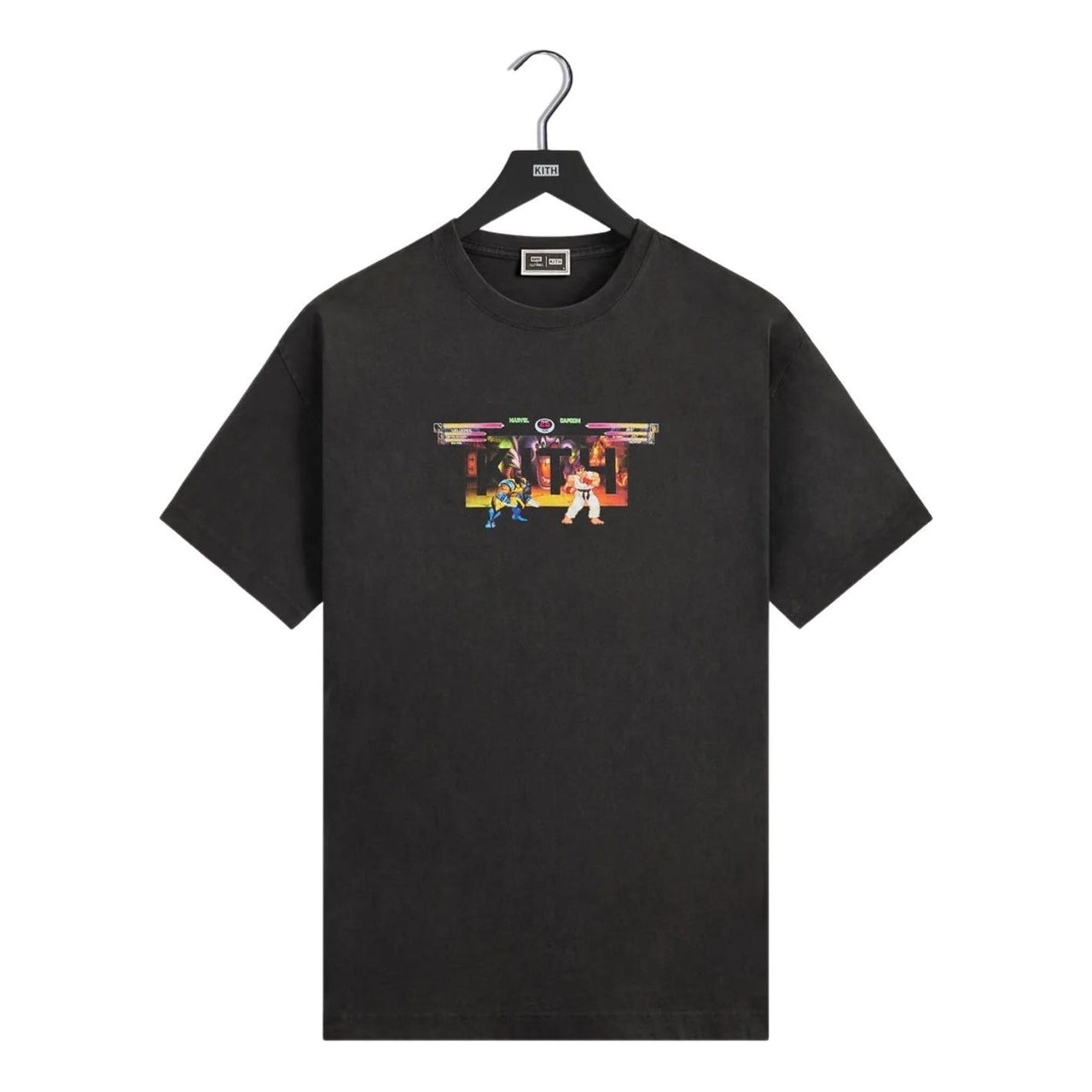 KITH x Marvel vs. Capcom Circus Vintage T-Shirt 'Black' KHM034292-001