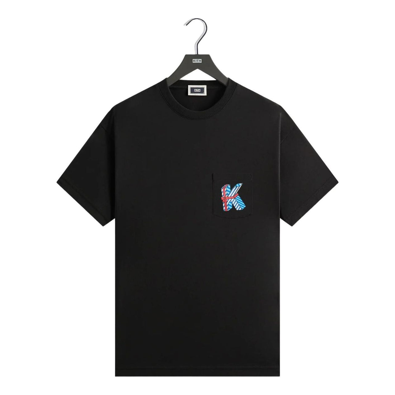 KITH Kithmas 2025 Decor Pocket T-Shirt 'Black' KHM034418-001