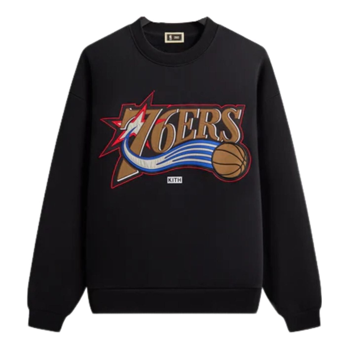 Kith for NBA All-Star Philadelphia 76ers Nelson Crewneck 'Black' KHM034947-001