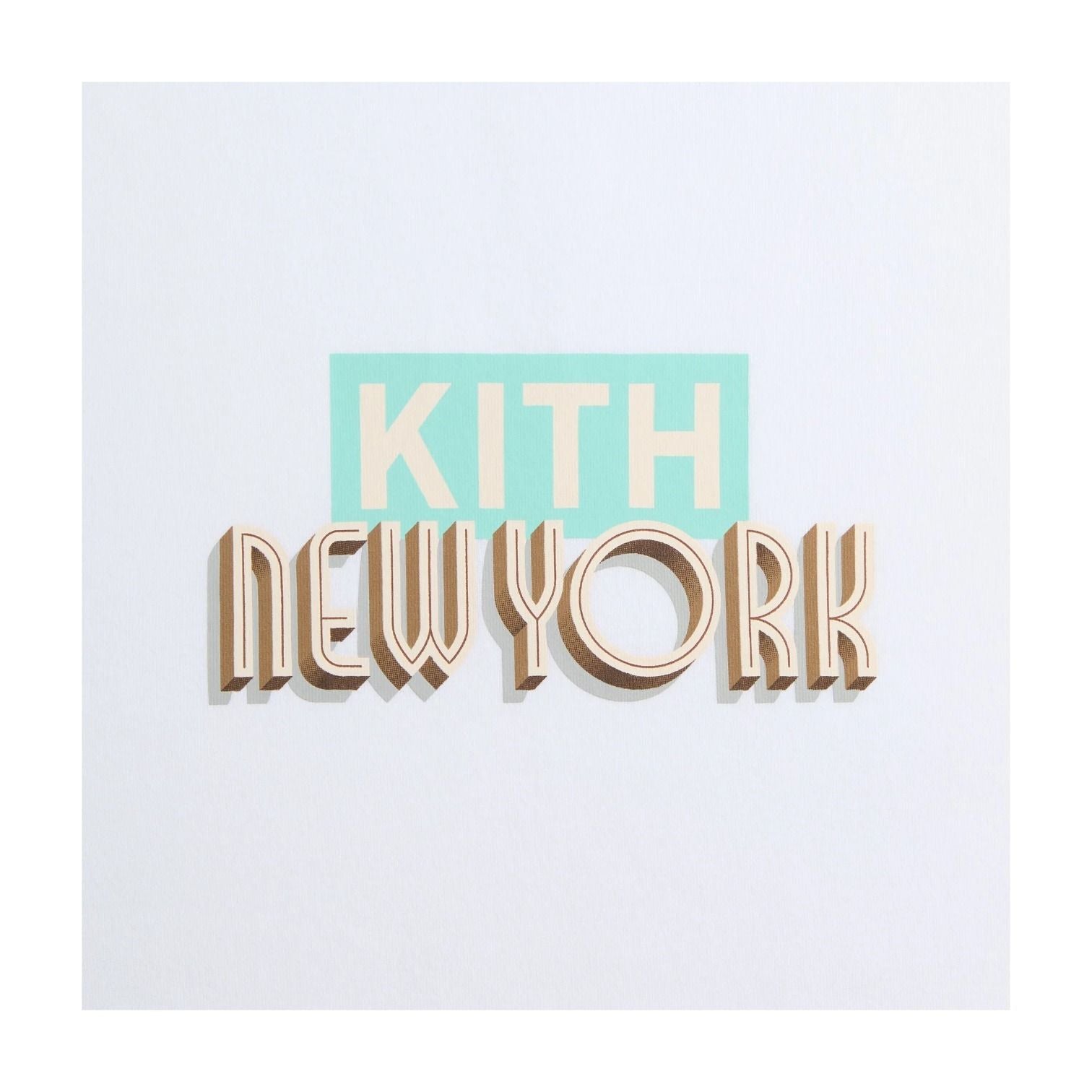 KITH New York City Classic Logo T-Shirt 'White' KHMG030065-101
