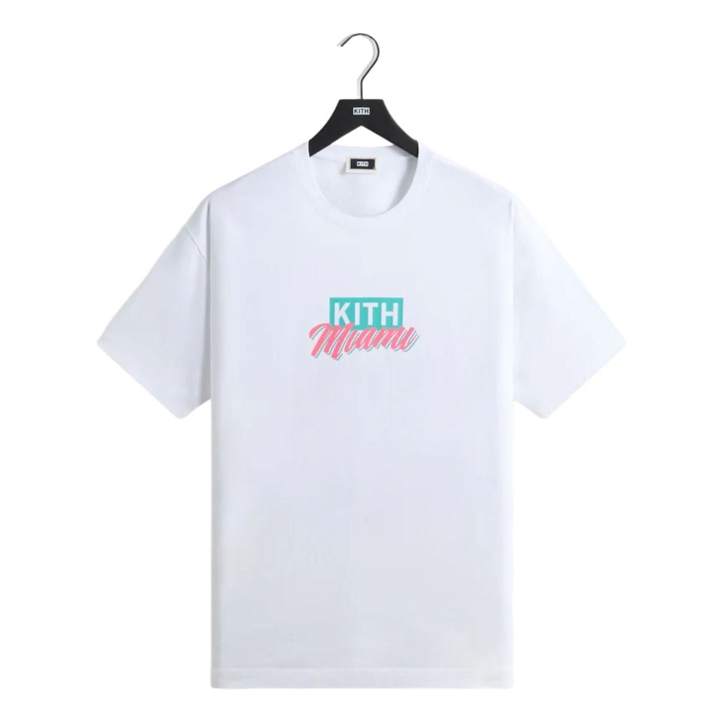 KITH Miami Classic Logo T-Shirt 'White' KHMG030069-101