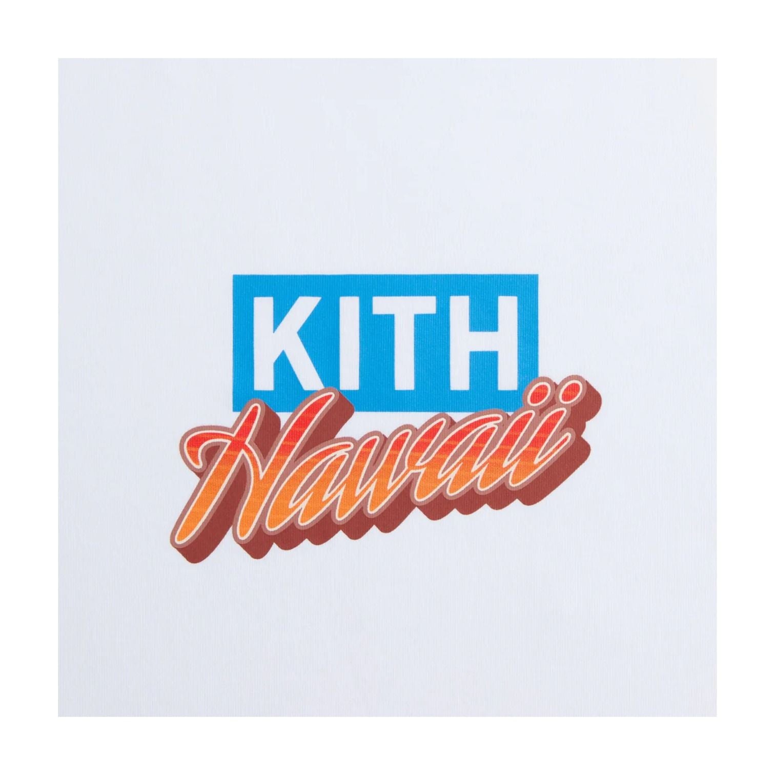 KITH Hawaii Classic Logo T-Shirt 'White' KHMG030070-101