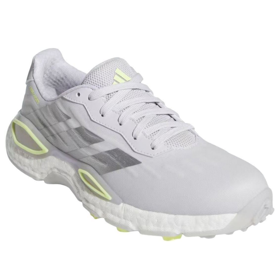 (WMNS) adidas Codechaos 27 Spikeless Golf 'Dash Gray Silver Metallic Frozen Lemon' KI5751