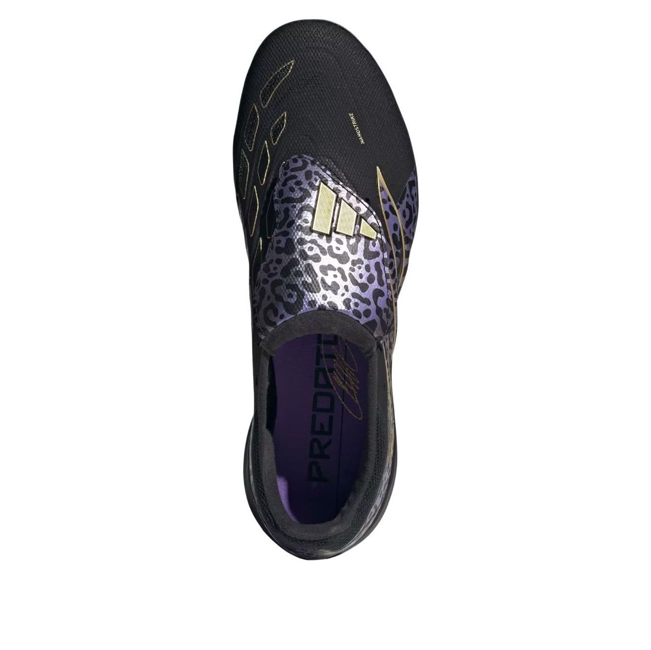 adidas Predator League Fold-Over Tongue Turf Soccer Kaka 'Black Gold Metallic' KI5869