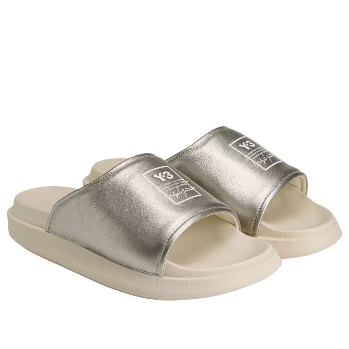 adidas Y-3 Slide 'Silver Metallic Alumina' KI7810