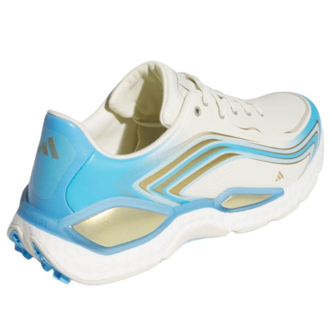 adidas Codechaos Messi Spikeless Golf 'Ivory Gold Metallic Blue Burst' KJ0956