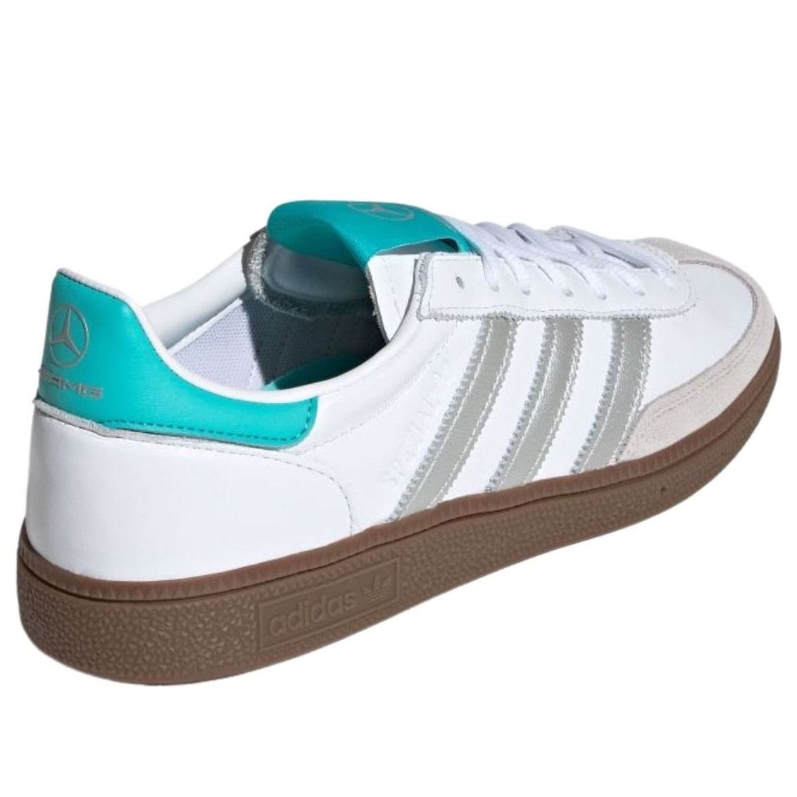 adidas Handball Spezial Mercedes 'White Silver Metallic' KJ1178