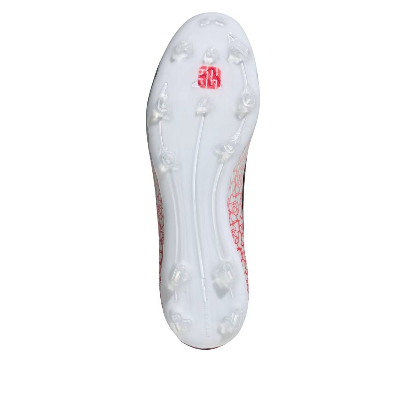 adidas F50 League Laceless FG/MG 'White Black Lucid Red' KJ3781