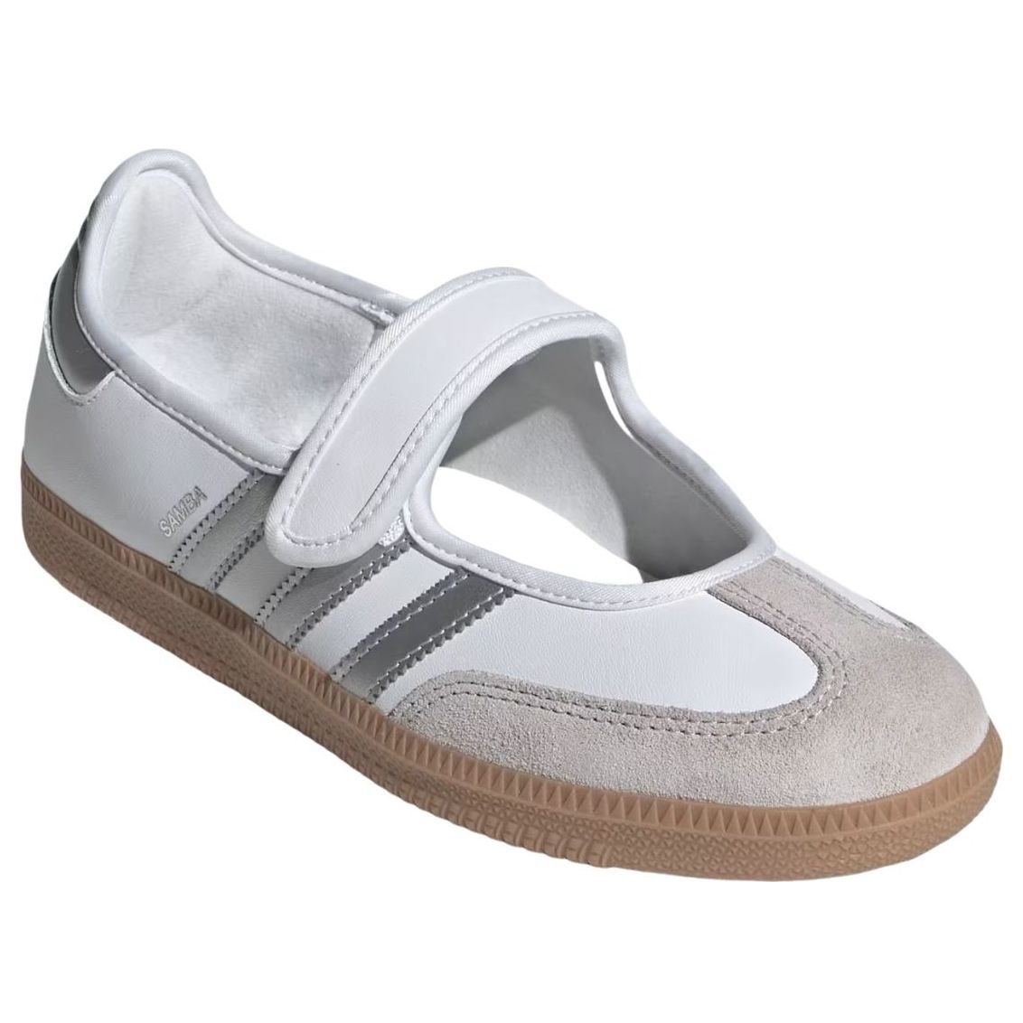 (WMNS) adidas Samba Jane 'White Silver Metallic' KJ3785
