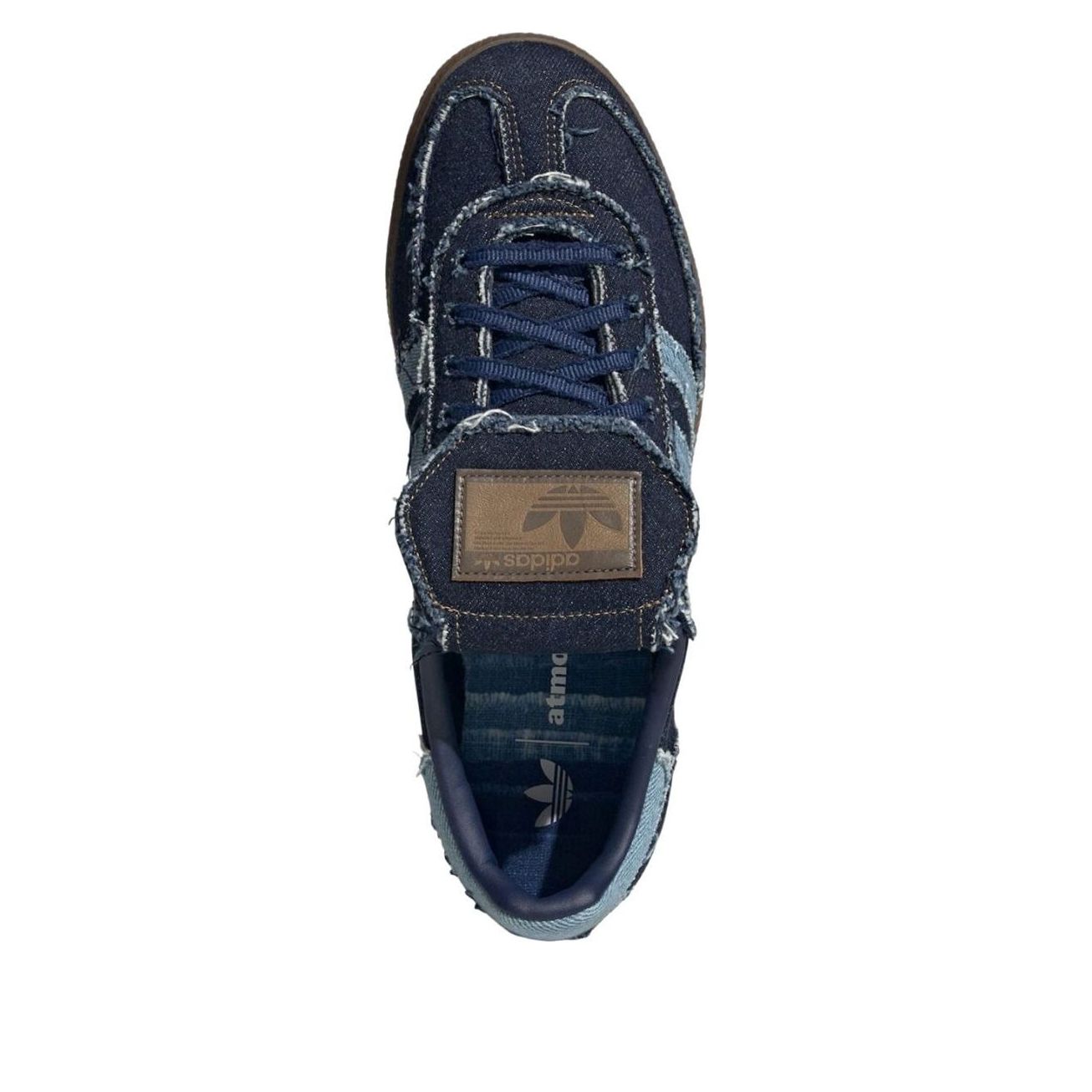 (WMNS) adidas x atmos Pink Handball Spezial 'Denim Pack Navy' KJ5754