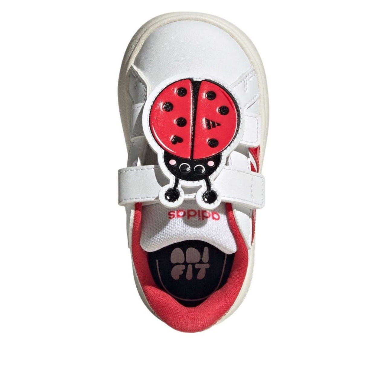 (TD) adidas Grand Court 3.0 Bubble 'White Red' KJ8652
