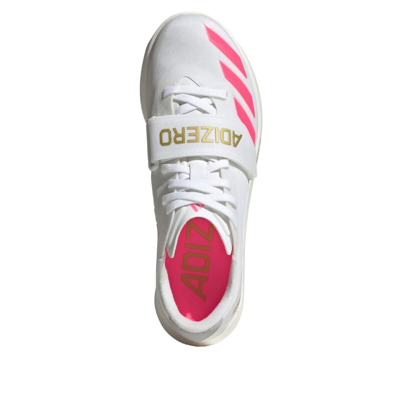 adidas Adizero TJ/PV 'White Pink Gold Metallic' KJ9542