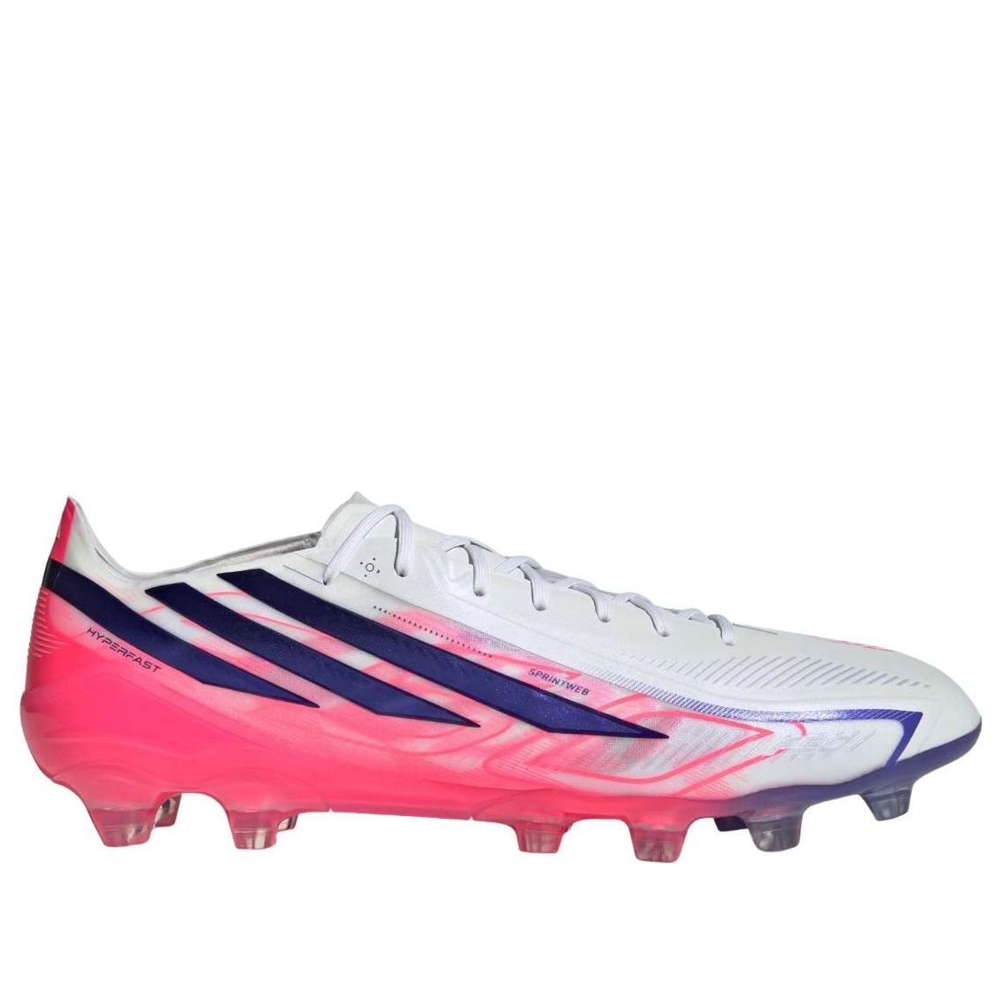 adidas F50 Hyperfast Elite HG/AG 'White Solar Purple' KK1038