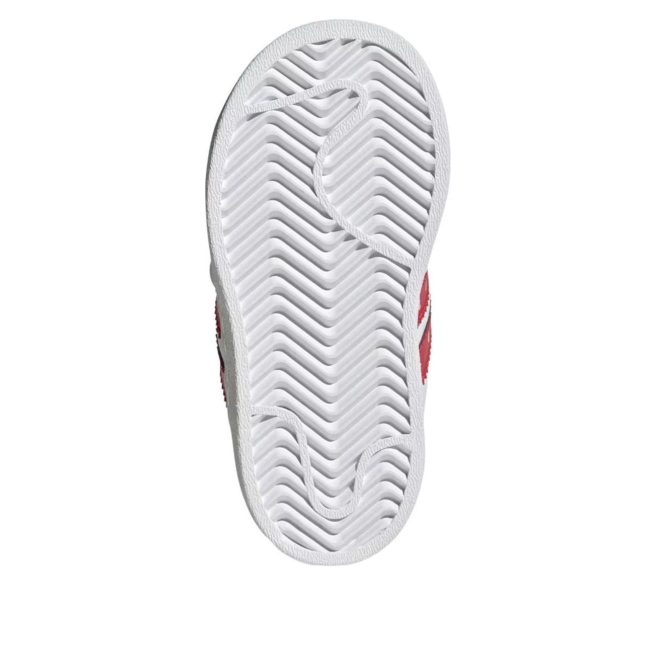 (TD) adidas x Disney Superstar LED Lights 'White Bright Red' KK1294