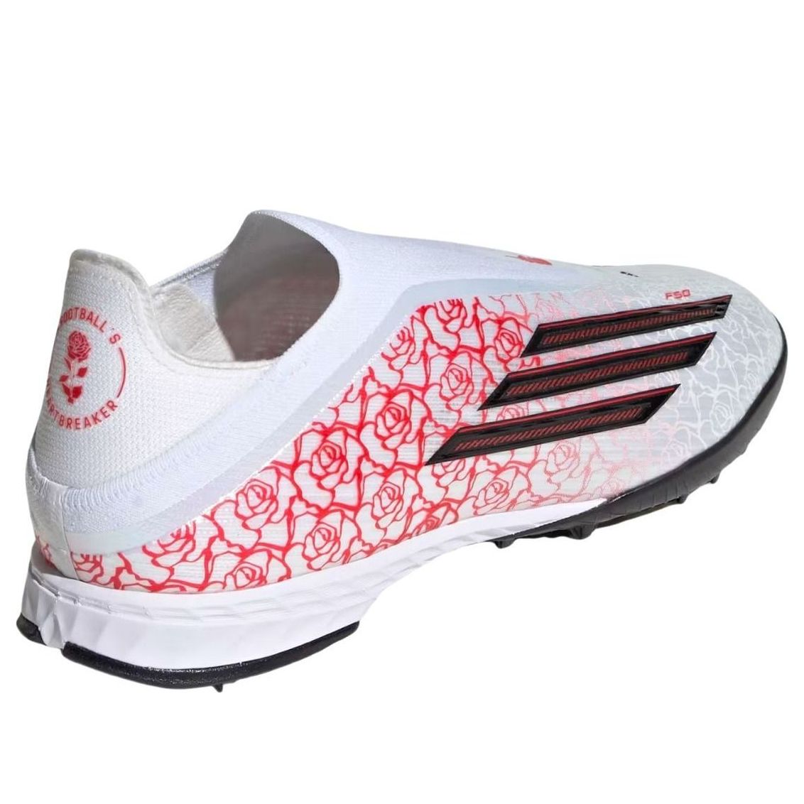 adidas F50 Pro Laceless Turf 'White Black Lucid Red' KK4239