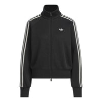 (WMNS) adidas Knit Balloon Track Top 'Black' KQ5488