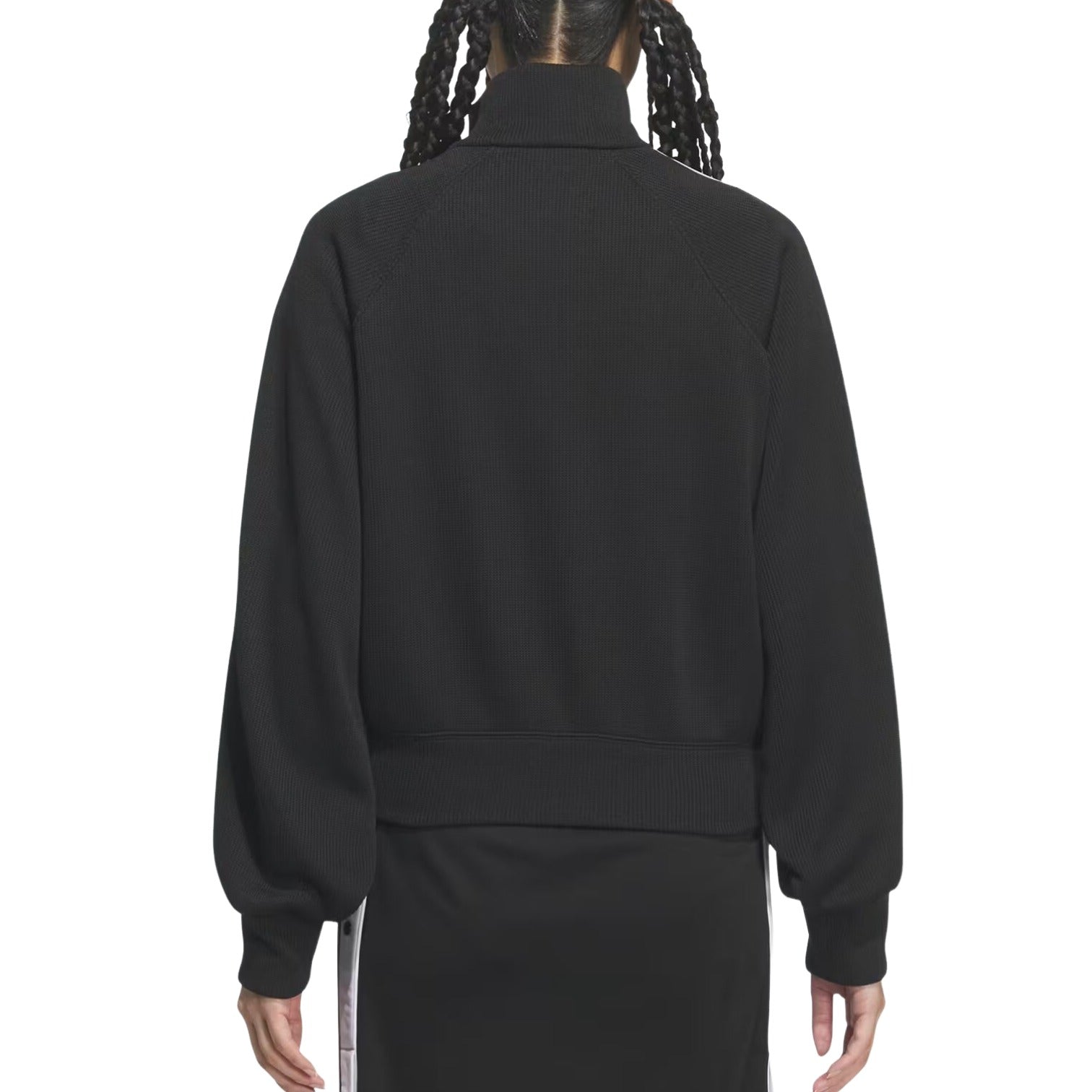 (WMNS) adidas Knit Balloon Track Top 'Black' KQ5488