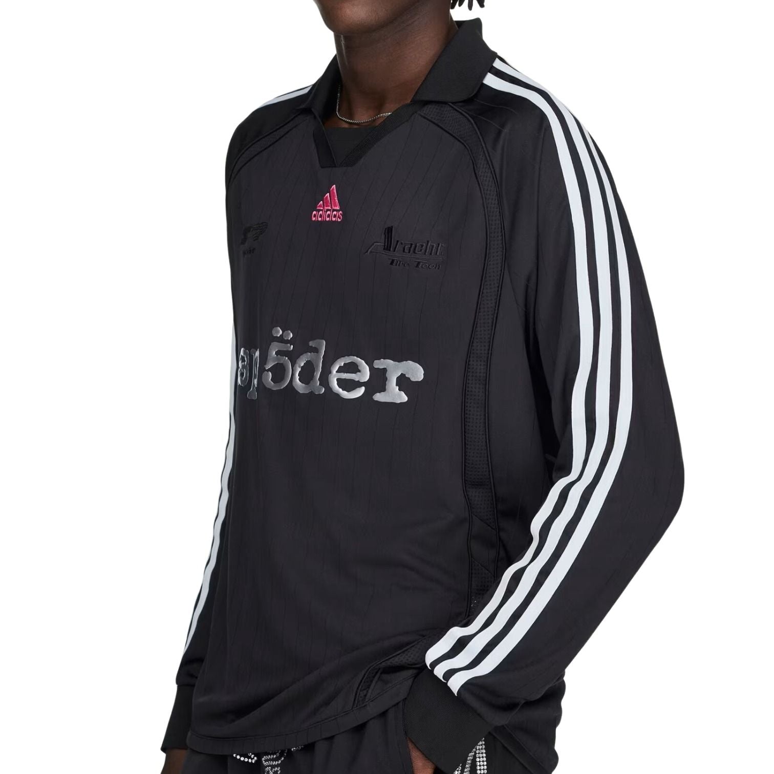 adidas x Sp5der Jersey Asia Sizing 'Black' KQ5853