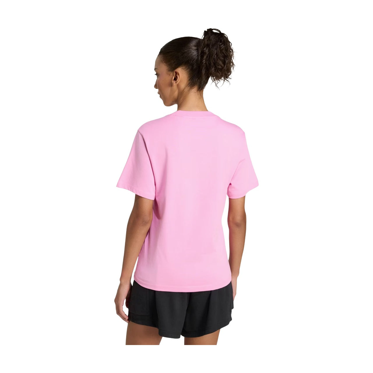 (WMNS) adidas Essentials Small Logo Cotton Tee Asia Sizing 'St Tropic Bloom White' KQ7557