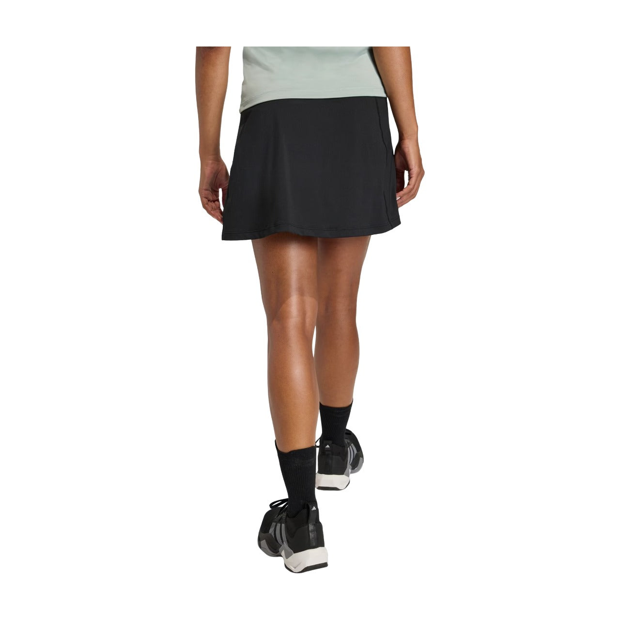 (WMNS) adidas Optime Skort With Integrated Bike Shorts 'Black Carbon' KS2567