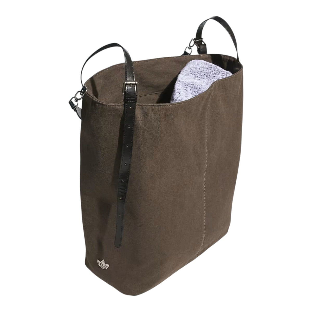 adidas Belt Cotton Tote Bag 'Cargo Brown Black' KT0862