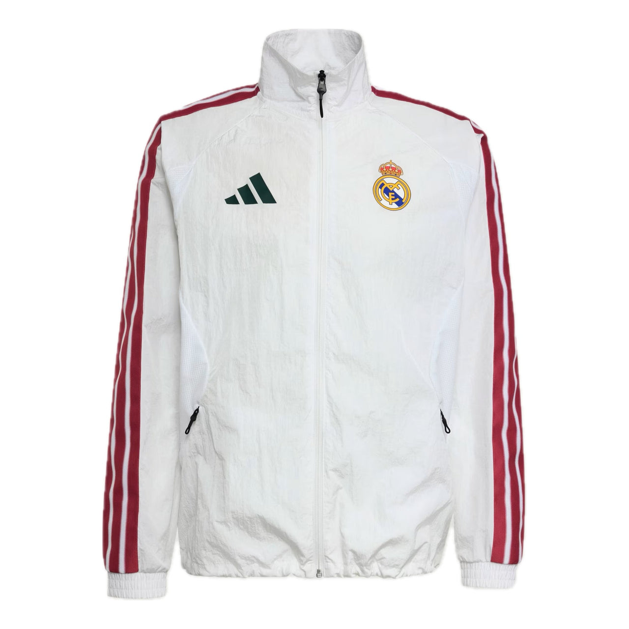 adidas Real Madrid Home Anthem Jacket Asia Sizing 'White' KV6723