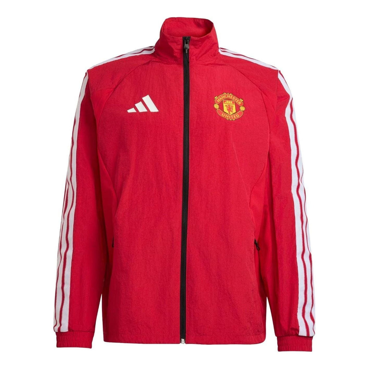 adidas Manchester United Home Anthem Jacket Asia Sizing 'MUFC Red' KV6731