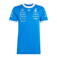 adidas x Mercedes AMG Petronas Formula 1 Team Blue Wonder Driver Jersey Asia Sizing 'Blue Bird' KW1660