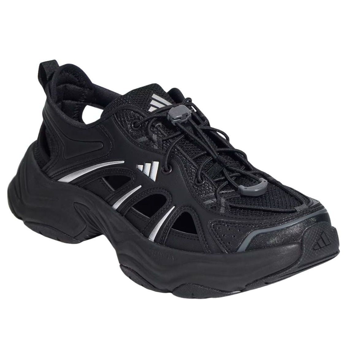 adidas XLG Pin Pulse Sandals 'Black Silver' LA1993