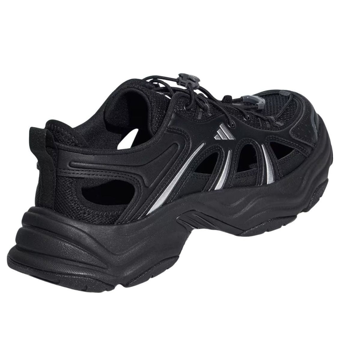 adidas XLG Pin Pulse Sandals 'Black Silver' LA1993