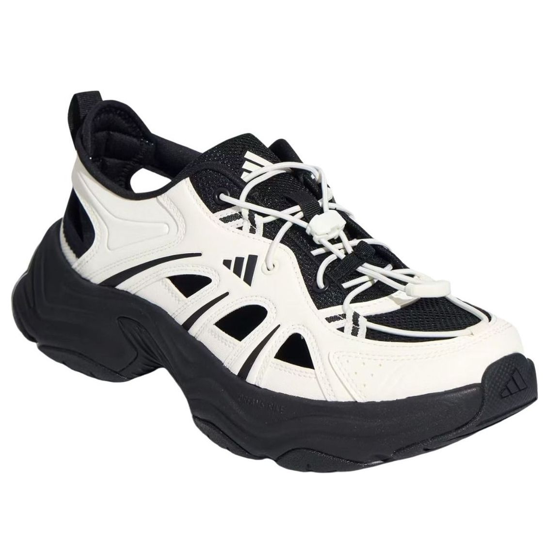 adidas XLG Pin Pulse Sandals 'White Black' LA1995