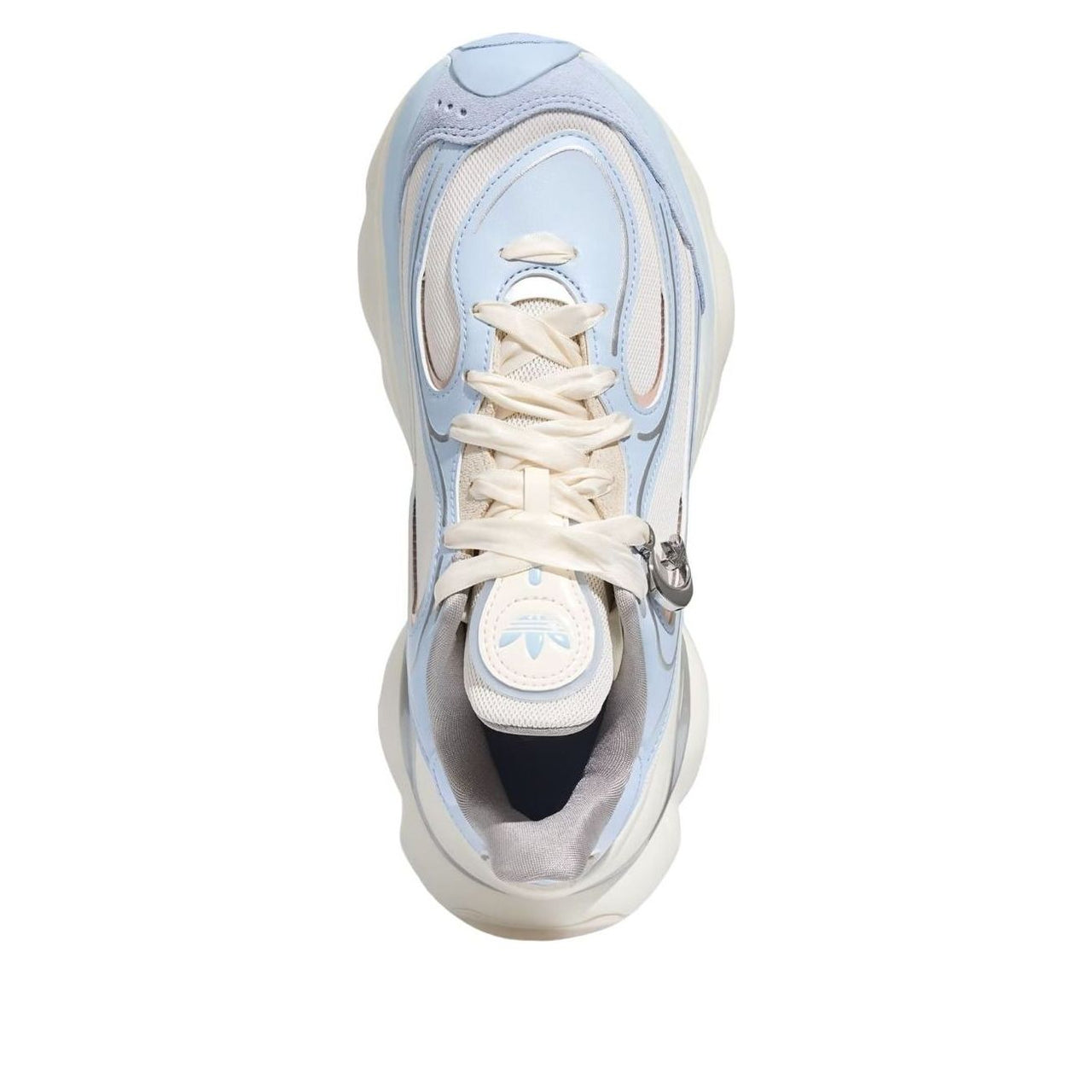 (WMNS) adidas Ozvenuzshort 'Core White Crystal Sky' LA3789
