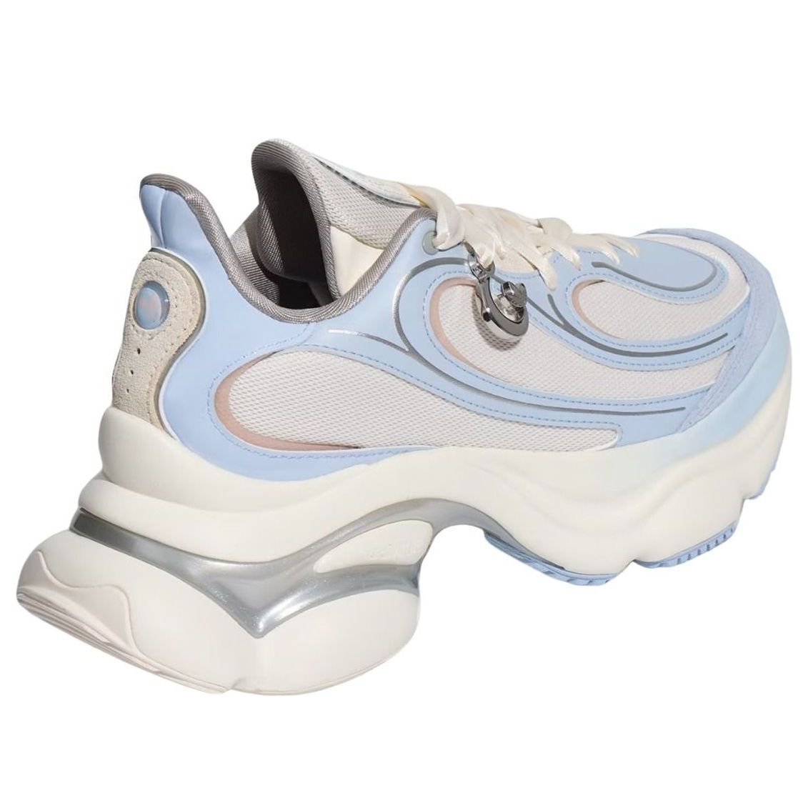 (WMNS) adidas Ozvenuzshort 'Core White Crystal Sky' LA3789