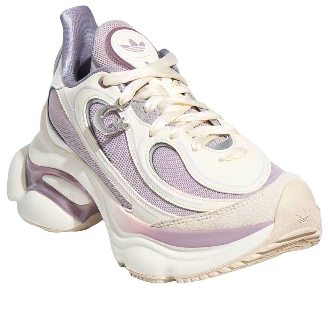 (WMNS) adidas Ozvenuzshort 'Off White Preloved Fig' LA3791