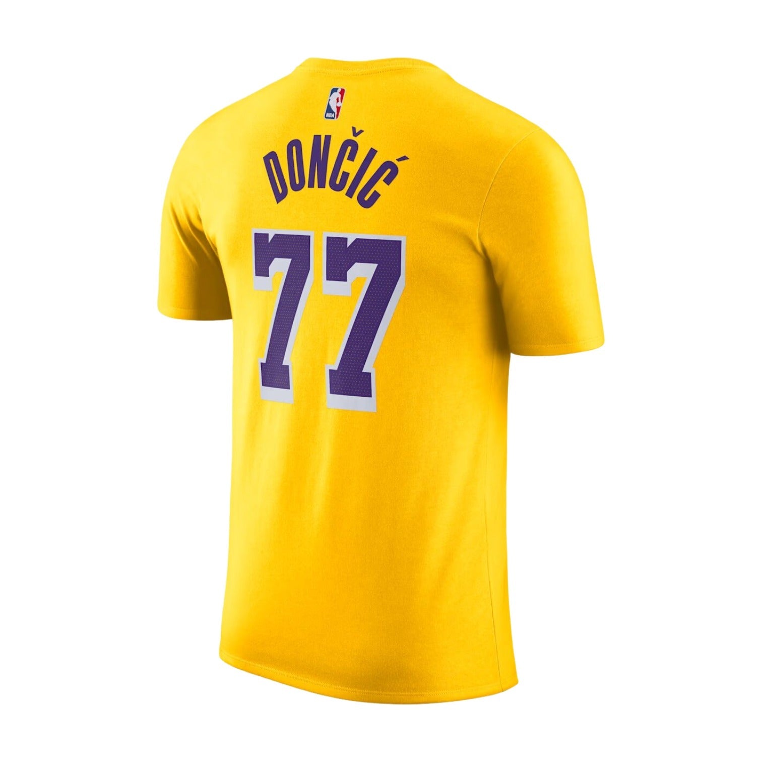 Nike NBA Luka Dončić Los Angeles Lakers Icon Edition T-Shirt 'Amarillo' DR6380-733