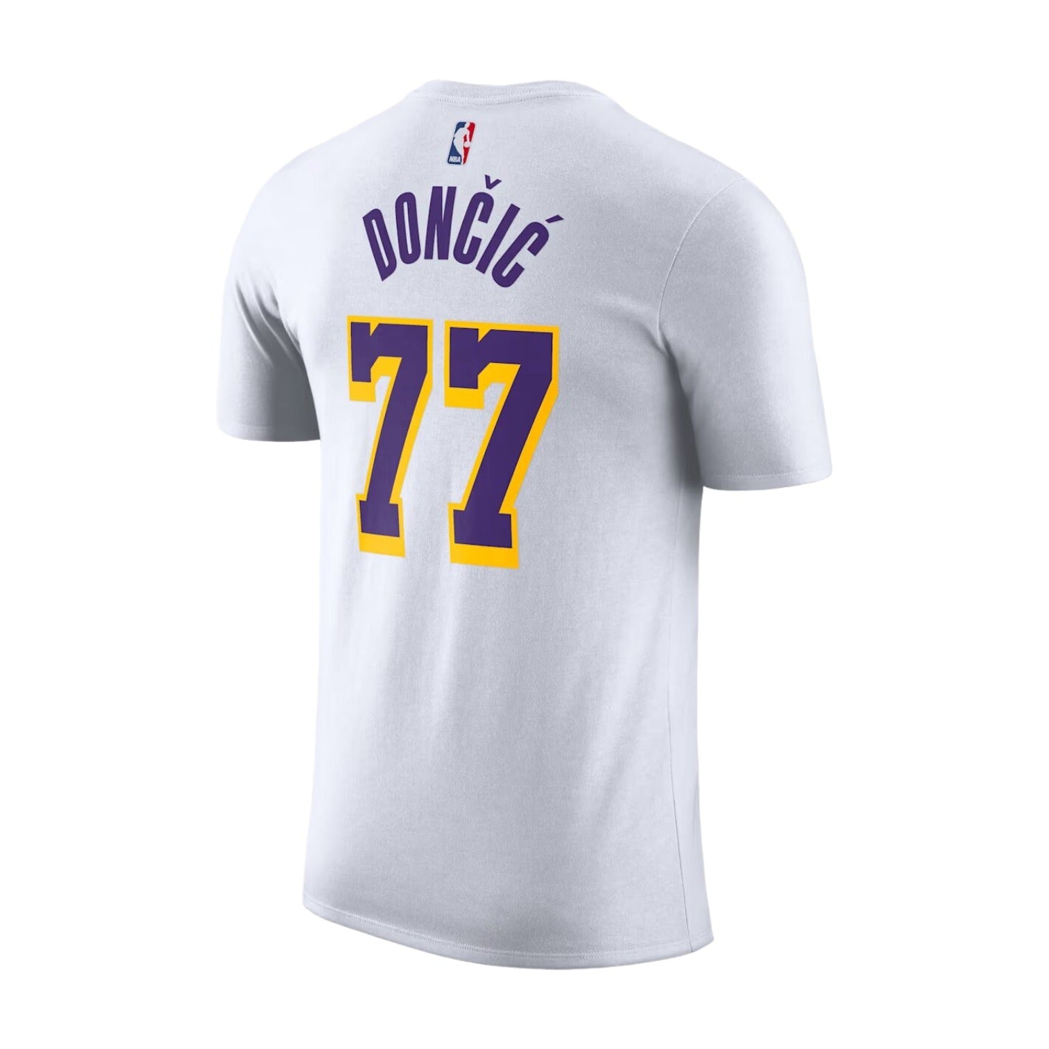 Nike NBA Luka Dončić Los Angeles Lakers Icon Edition T-Shirt 'White' DR6380-105
