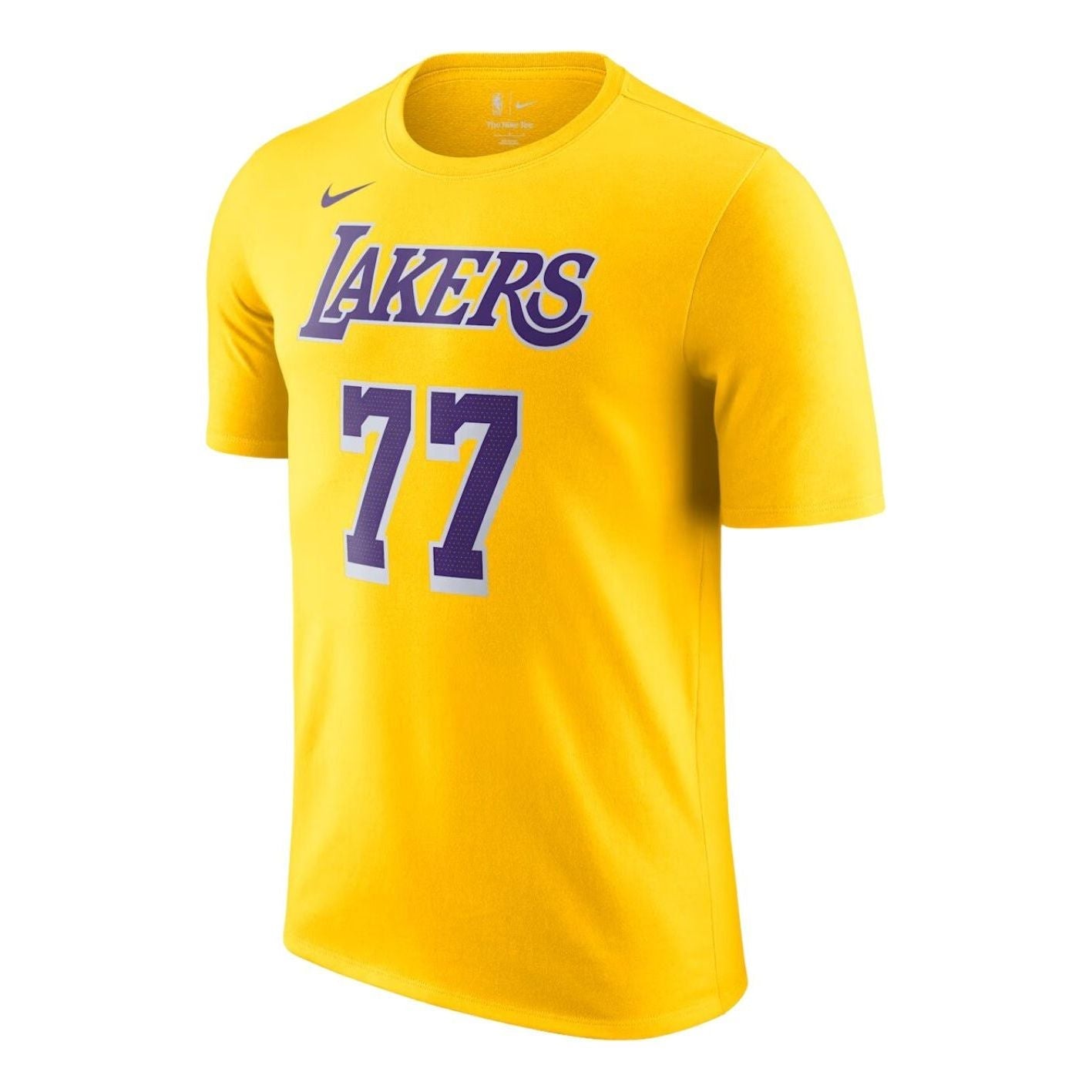 Nike NBA Luka Dončić Los Angeles Lakers Icon Edition T-Shirt 'Amarillo' DR6380-733