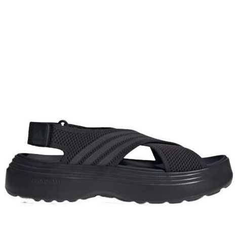 (WMNS) adidas Lifestyle Sandal 'Core Black Carbon' KK0392