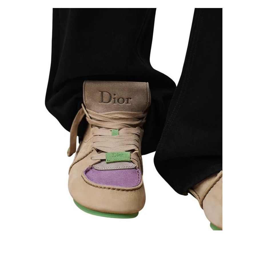 DIOR 26 Roadie Lace-Up 'Beige Green Purple' 3BO397ACO-H177