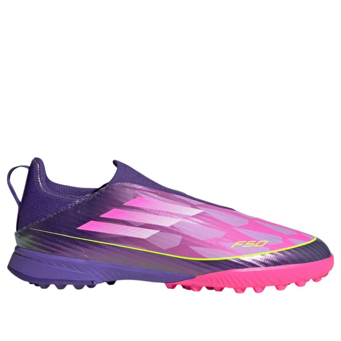 (PS) adidas x Lamine Yamal F50 Laceless Turf 'Purple' JQ9734
